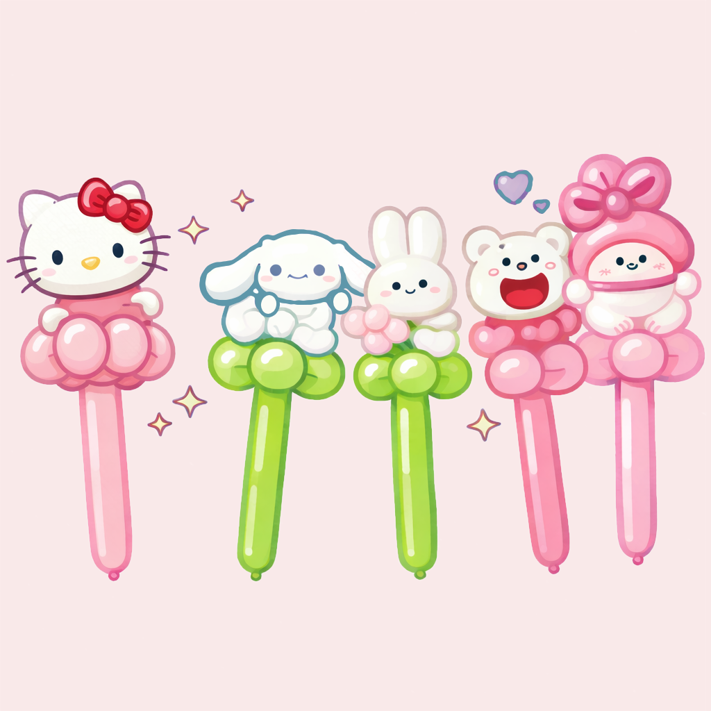 Pre-made Balloon Figures