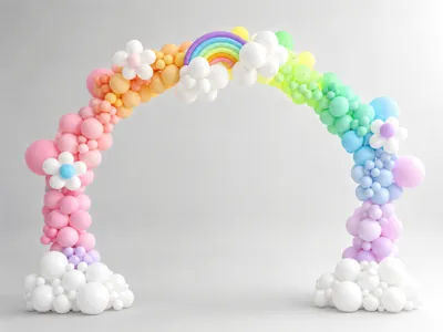 Balloon arch with stand - XL